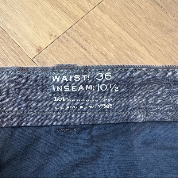 J Crew 10.5” Stretch Chino Shorts For Men Size 36 Gray Neutral Casual Golf Polo - Picture 4 of 14